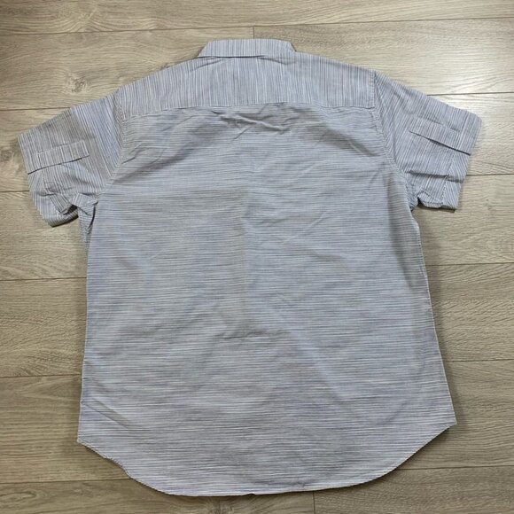 Theory Coppolo Drott Button Front Short Sleeve Shirt - Picture 3 of 9